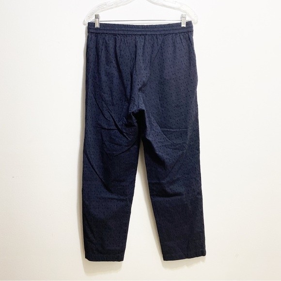 J. Crew NWT Eyelet Drawstring Pants Navy Blue S - Picture 4 of 10